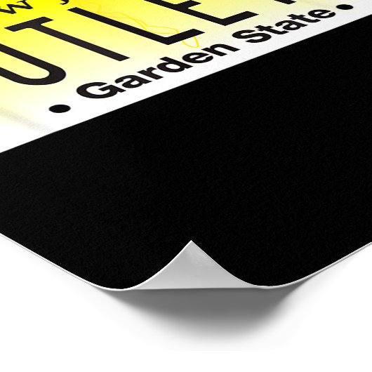 Funny New Jersey Italian American Devito Nj Cutlet Poster (Hoek)