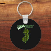 Funny New Jersey Weed Weed Culture Sleutelhanger (Voorkant)