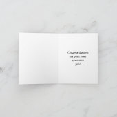 Funny New Job Gefeliciteerd Wenskaart Kaart (Binnen)