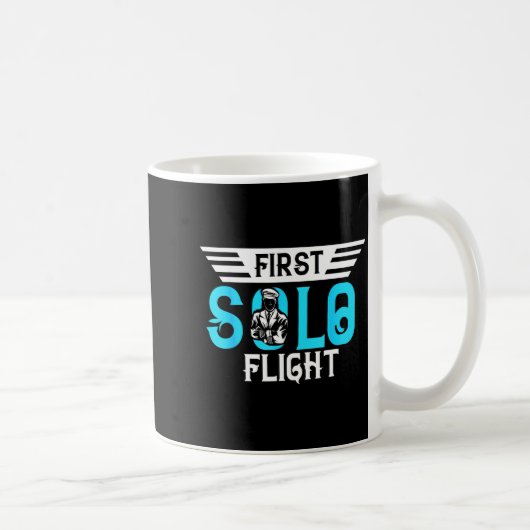 Funny New Lot Design First Solo Flight Aircraft Lo Koffiemok (Rechts)