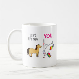 Funny New Mama Unicorn Koffiemok