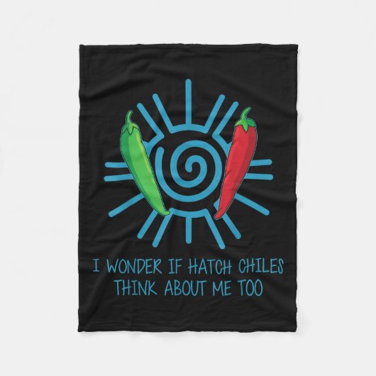 Funny New Mexico Peppers Hatch Chili  Fleece Deken (Voorkant)