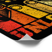 Funny New Mom Level Unlocked Gaming Pregnancy Anno Poster (Hoek)