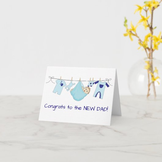 Funny New Pa Kaart (Gele Bloem)