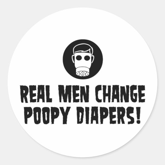 Funny New Pa Ronde Sticker (Voorkant)
