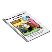 Funny New Parents Humor Notitieboek (Rechterzijde)
