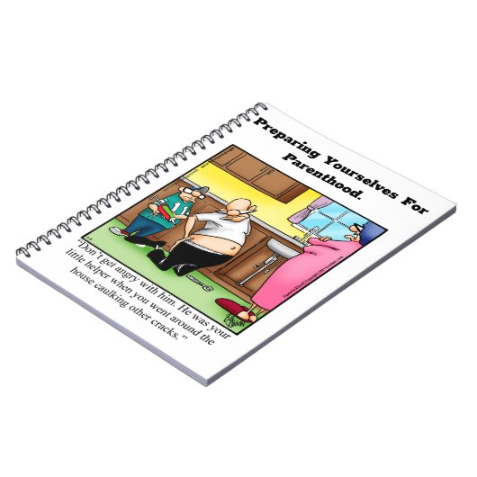 Funny New Parents Humor Notitieboek (Linkerzijde)