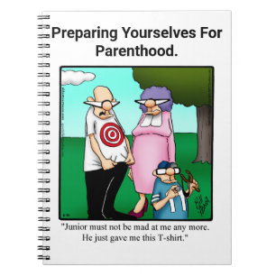 Funny New Parents Humor Notitieboek