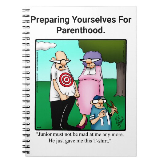 Funny New Parents Humor Notitieboek (Voorkant)