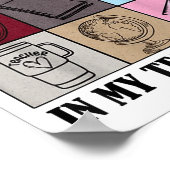 Funny New Teacher Quote In My Teacher Era Cool Tea Poster (Hoek)