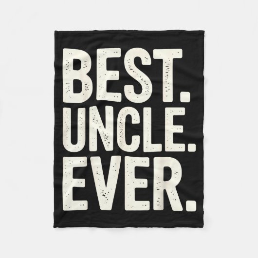 Funny New Uncle Art For Uncle Men From Nephew Niec Fleece Deken (Voorkant)