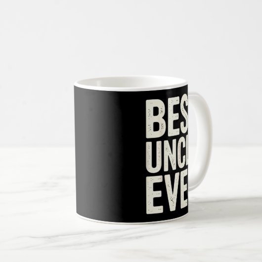 Funny New Uncle Art For Uncle Men From Nephew Niec Koffiemok (Voorkant rechts)