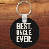 Funny New Uncle Art For Uncle Men From Nephew Niec Sleutelhanger (Voorkant)