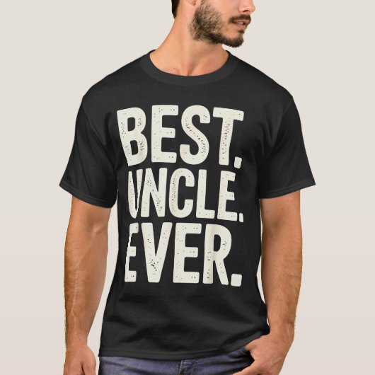 Funny New Uncle Art For Uncle Men From Nephew Niec T-shirt (Voorkant)