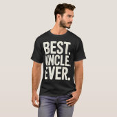 Funny New Uncle Art For Uncle Men From Nephew Niec T-shirt (Voorkant volledig)