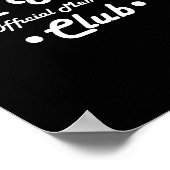 Funny New Uncle Pregnancy Announcement Cool Uncles Poster (Hoek)