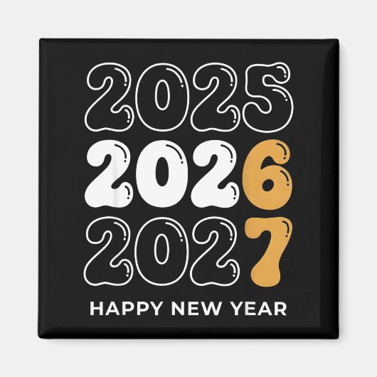 Funny New Year 2026 Kids Six Seven 67 Meme  Magneet (Voorkant)