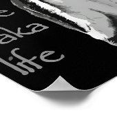 Funny New Year Same Baka Life Penguin Joke Poster (Hoek)