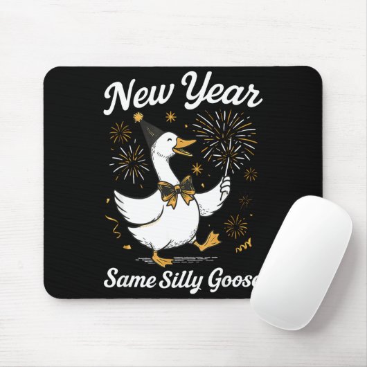 Funny New Year Same Silly Goose Happy New Year 202 Muismat (Met muis)