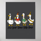Funny New Year Same Silly Goose Happy New Year 202 Poster (Voorkant)
