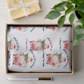 Funny new year truck Christmas Tissuepapier (Geschenk)