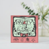 Funny New Year's Eve Party Kaart (Staand voorkant)