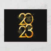 Funny New Years Eve Party Supplies 2023 Happy New Uitnodiging Briefkaart (Voorkant)