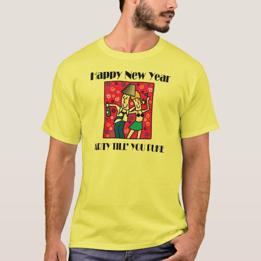 Funny New Year's Eve T-Shirt (Voorkant)