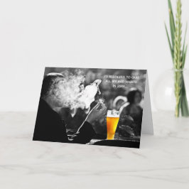 Funny New Year's NOBODY LIKT EEN QUITTER Kaart