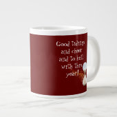 Funny New Years Quote Hourglass Grote Koffiekop (Voorkant rechts)