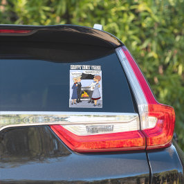 Funny New Year's Resolution Custom Cut Sticker