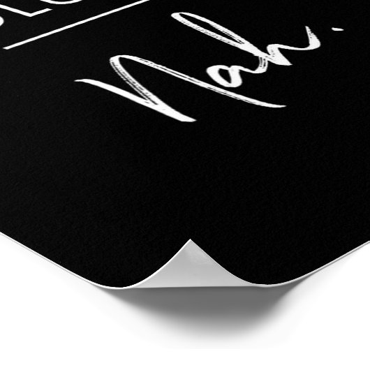 Funny New Years Resolution Gift - New Years Resolu Poster (Hoek)