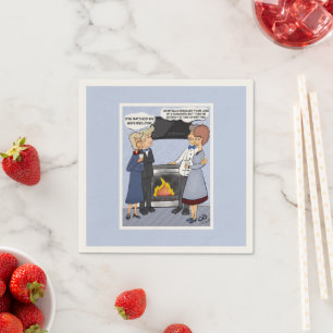 Funny New Year's Resolution Napkin Servet