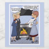 Funny New Year's Resolution Wijn Etiket (Enkel label)