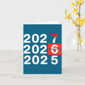 Funny New Years Shirts 67 Meme Boys New Years 2026 Kaart (Gele Bloem)