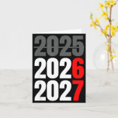 Funny New Years Shirts 67 Meme Boys New Years 2026 Kaart (Gele Bloem)