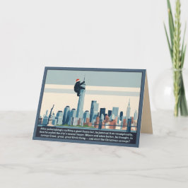 Funny New York Christmas Kaart
