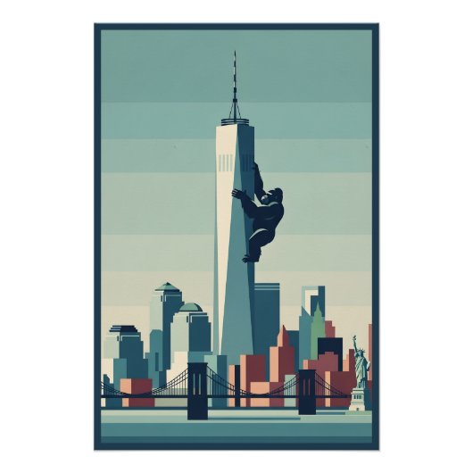 Funny New York Perfect Poster (Voorkant)