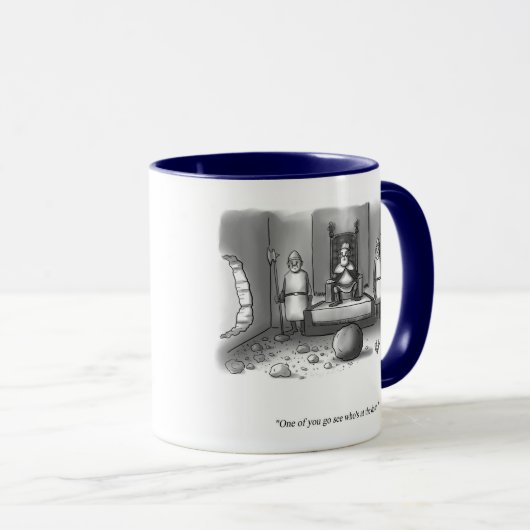 Funny New Yorker Style Cartoon Mok (Voorkant rechts)