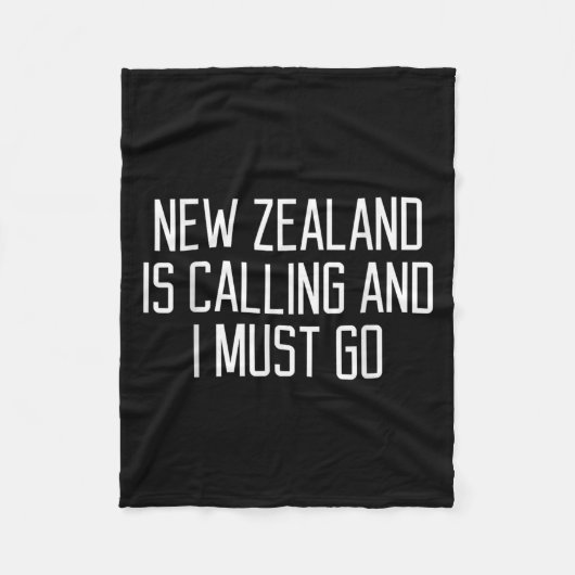 Funny New Zealand Quote  Fleece Deken (Voorkant)