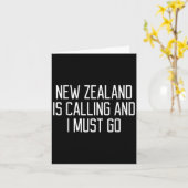 Funny New Zealand Quote Kaart (Gele Bloem)