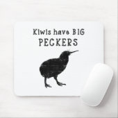 Funny New Zealand Quote Kiwis Have Big Peckers Quo Muismat (Met muis)