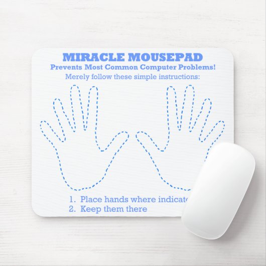 Funny Newbie First PC of Laptop Computer Mousepad Muismat (Met muis)