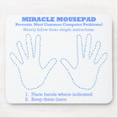 Funny Newbie First PC of Laptop Computer Mousepad Muismat (Voorkant)