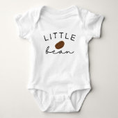 Funny Newborn Gift Little Bean Coffee Lover Cute Romper (Voorkant)
