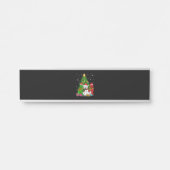 Funny Newfie | Funny Newfoundland Dog Kerstmis Deurbordje (Voorkant)