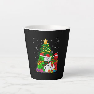 Funny Newfie Funny Newfoundland Dog Kerstmis Latte Mok