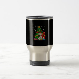 Funny Newfie Funny Newfoundland Dog Kerstmis Reisbeker