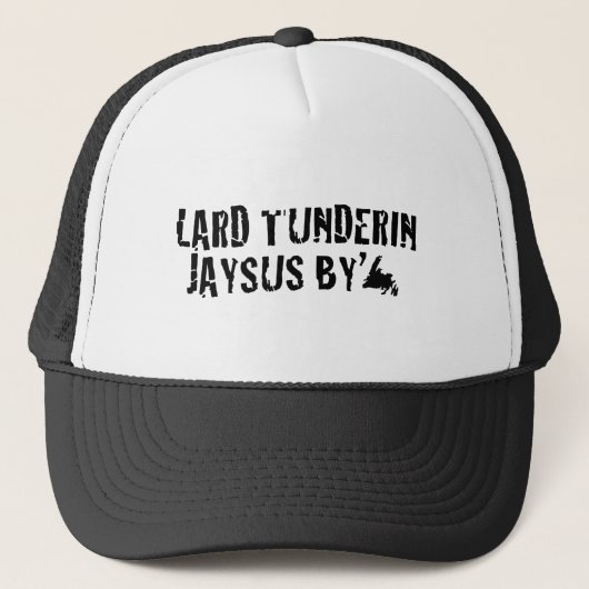 Funny Newfie Slang Trucker Pet (Voorkant)