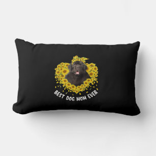 Funny Newfoundland Mam houdt van Sunflower Mors Da Kussen